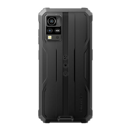 Blackview BV4800 PRO õuemobiiltelefon, 5180mAh, 12GB+128GB/2TB (2025), lepinguta nutitelefon, 6.56" 90Hz, IP69K veekindel, ehitusplatsi telefon, 5MP+13MP/kaks 4G/OTG/GPS/NFC/sõrmejäljelugeja (must)