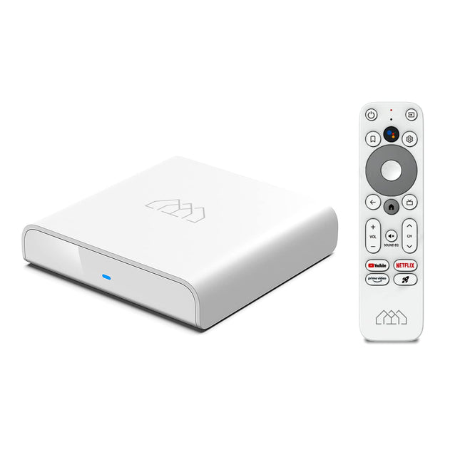 HOMATICS Android TV Box 11.0, 2025. aasta uusim 4K nutiteleriboks Amlogic S905Y4 RAM 2GB ROM 16GB Toetab HDR10.0 WiFi5 Dolby, Chromecast, Hulu, Netflix, Prime Video, Disney+ hääljuhtimispuldiga