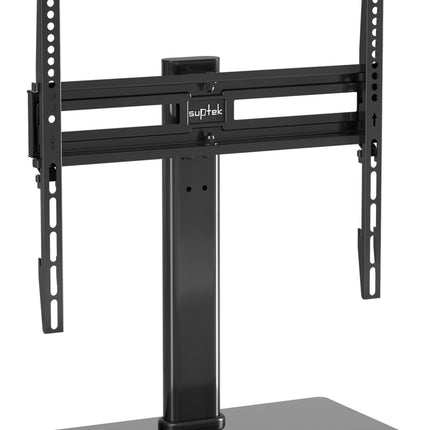 Suptek pööratav telerialus 26–55-tollistele LED OLED lamedatele ja kumeratele ekraanidele kuni 50 kg, reguleeritava kõrgusega telerialus, telerialus, max VESA 400x400 mm, TS202