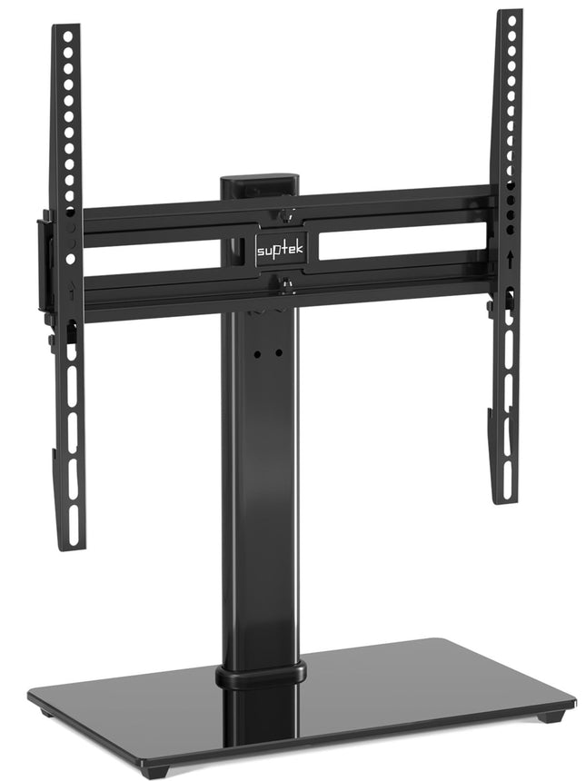 Suptek pööratav telerialus 26–55-tollistele LED OLED lamedatele ja kumeratele ekraanidele kuni 50 kg, reguleeritava kõrgusega telerialus, telerialus, max VESA 400x400 mm, TS202