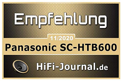 Panasonic SC-HTB600EGK 2.1 heliriba juhtmevaba subwooferiga (Dolby Atmos, Bluetooth, HDMI, 360 vatti RMS) must