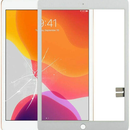 5665 Touchscreen for i Pad 7 7th / 8 8th Gen Screen Replacement Digitizer 2019/2020 10.2", for 7/8 A2197 A2198 A2200 A2270 A2428 A2429 A2430 (without LCD) + Tools (White