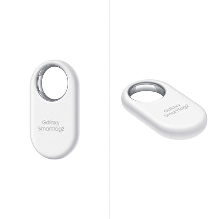 Samsung Galaxy SmartTag2 Bluetooth jälgija, kompassivaade, lähedalasuva otsing, kuni 500 päeva aku tööiga, veekindel, valge (1 pakk)