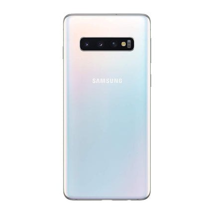 Samsung Galaxy S10 nutitelefon (15,5 cm (6,1 tolli) 128 GB sisemälu, 8 GB muutmälu, prismavalge) - [Standard] saksa versioon