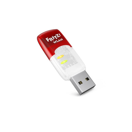 FRITZ!WLAN Stick AC 430 MU-MIMO (kuni 433 Mbps, kahe sagedusribaga WiFi 2,4 GHz või 5 GHz ühenduste jaoks, mitme kasutaja MIMO, WPA2)