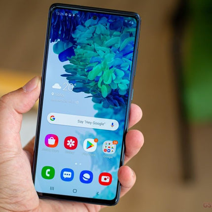 Samsung Galaxy S20 FE 5G Smartphone, 6.5-inch Super AMOLED Display, 4,500 mAh Battery, 32MP Selfie Camera, Fan Edition - German Version (128GB with 5G, Cloud Navy), SM-G78