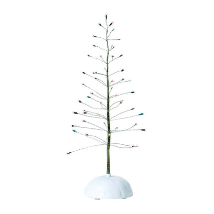 Department 56 Villages'i aksessuaarid Twinkle Brite jõulupuu kaunistus - LED-valguspuu, 11-tolline, valge, glamuurne, vaigust, maagiline jõulupuu