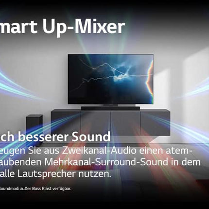 LG DSE6S 3.0 heliriba (100W) 40-tollistele ja suurematele teleritele (Dolby Atmos, HDMI, Bluetooth), must [mudeliaasta 2023]