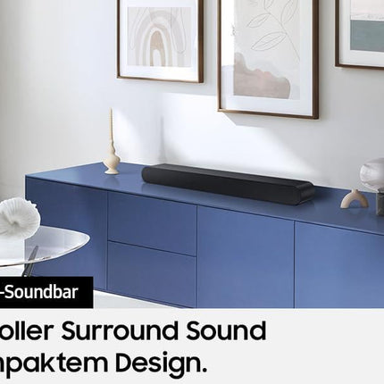 Samsung HW-S66GD 3.1-kanaliga kõik-ühes heliriba teleritele, Bluetooth-kõlar juhtmevaba Dolby Atmos 5.0 / DTS Virtual:X, Q-Symphony ja Adaptive Sound Lite'iga [2024]
