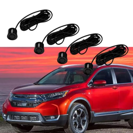 Baceyongi summeri auto tagurdusradari helisignaali näidiku sondisüsteemi parkimisandurite komplekt, must