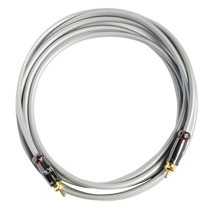 SKW subwooferkaabel, RCA-kaabel isas-isas digitaalne koaksiaalhelikaabel - PVC - S/PDIF RCA kodukino/HDTV/subwooferite/Hi-Fi süsteemide/kodukino jaoks (2M/hall)