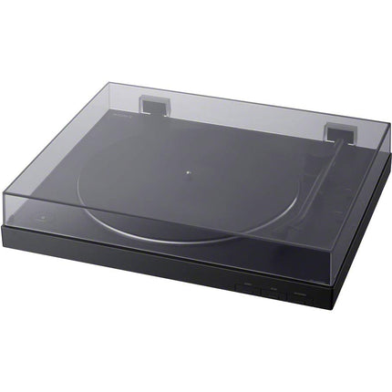 Sony PS-LX310BT Bluetooth plaadimängija (phono eelvõimendi, automaatse esitamise funktsioon, alumiiniumist alus) must