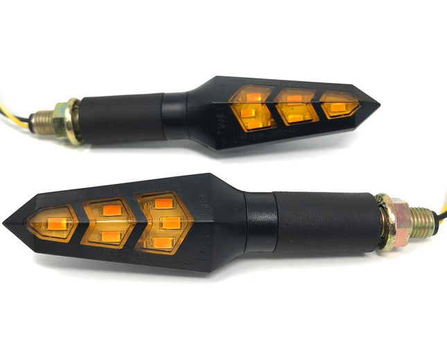 Alchemy Parts mootorratta LED suunatuled - väga eredad - homologeeritud/E-heakskiiduga 1 paar