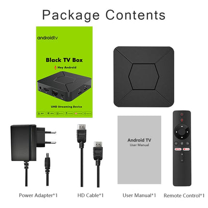 BOXPUT Q5 teleriboks, Android 10.0 süsteem, Allwinner H313 kiip, BT5.2 kahekordne WiFi 2.4G/5G, 4-tuumaline 4K dekodeeriv teleriboks, 2 GB RAM, 8 GB ROM ja 100M LAN Enternet nutikas Androidi boks hääljuhtimisega BT puldiga