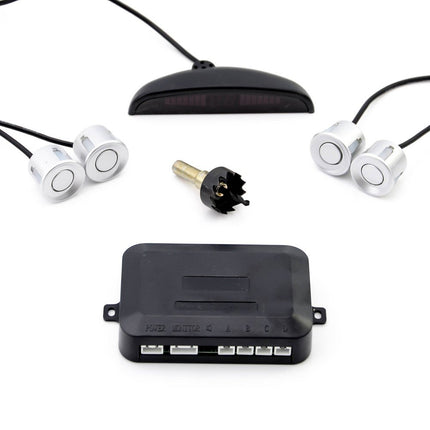 M-Tech CP4S Parking Aid 4 Sensors with Display and Speaker Silver
