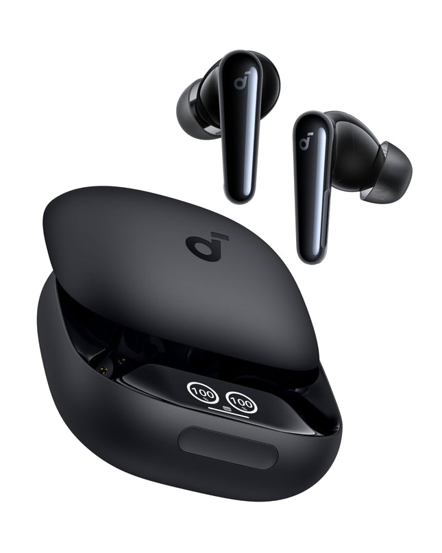 Ankeri Soundcore Liberty 4 Pro, juhtmevabad mürasummutavad kõrvaklapid, 7 anduriga kõrvaklapid, reaalajas ANC, 2x kiirlaadimine, stuudiokvaliteediga Hi-Fi muusika, selged kõned 6 mikrofoni ja tehisintellektiga