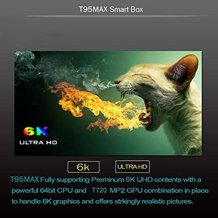Android TV Box, Android 10.0 TV Box, 4 GB RAM 32 GB ROM H616 neljatuumaline Cortex-A53, toetab 3D 6K Ultra HD H.265 2,4 GHz WiFi Ethernet HD nutiteleri boks