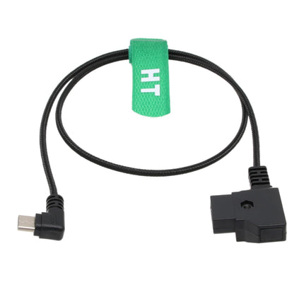 HangTon D-Tap USB Type-C toitekaabel Tilta Nucleus Nano II DJI Focus Pro Motor SDR Gear V-Mount aku jaoks, täisnurk 90 kraadi USB-C