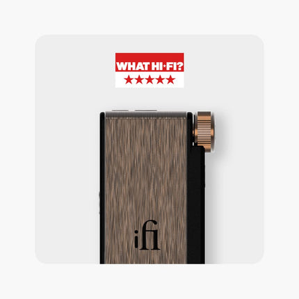 iFi GO blu - Portable Bluetooth 5.0 headphone amplifier with 4.4 mm and 3.5 mm headphone output