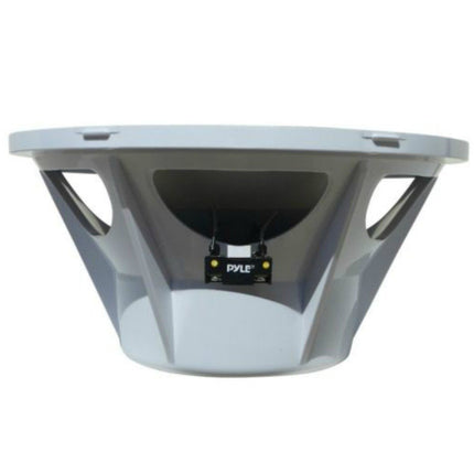 Pyle PLMRW8 Sea subwoofer, veekindel, 8" (20,00 cm), 200 mm, valge. Sobib paatidesse, basseini või muudesse kohtadesse. Avatav ühe mähisega, 4 oomi takistus, 200 vatti, RMS, max 400 vatti.