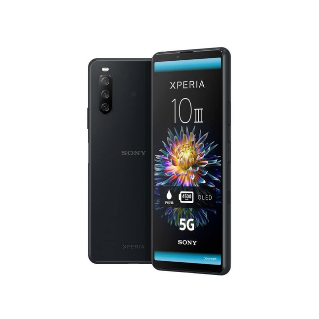 Sony Xperia 10 III 15,2 cm (6") kahe SIM-kaardi hübriidtelefon Android 11 5G USB Type-C 6 GB 128 GB 4500 mAh Noir