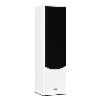 mohr 1 pair of floorstanding speakers SL10, white loudspeakers, HiFi sound at an affordable price