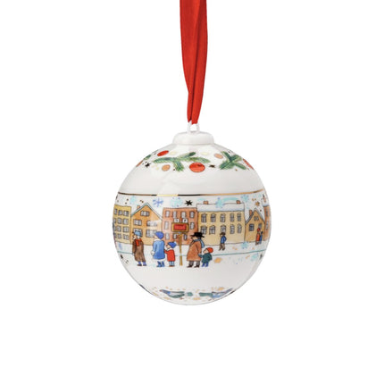 Hutschenreuther Porcelain Christmas Ball 2023 Porcelain Ball, 6 CM