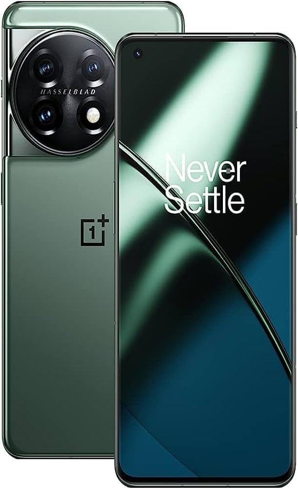 OnePlus 11 5G - nutitelefon 256 GB, 16 GB muutmälu, kahe SIM-kaardiga, igavene roheline