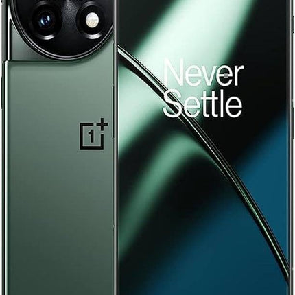 OnePlus 11 5G - nutitelefon 256 GB, 16 GB muutmälu, kahe SIM-kaardiga, igavene roheline
