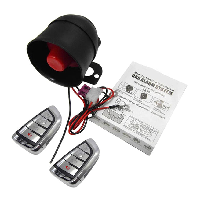 Baceyongi autoalarm kaugjuhtimispuldiga 810-8131 autoalarmi vibratsioon automaatne vargusvastane süsteem automaatne alarmiseadme lisatarvikud turvalisuskaitse