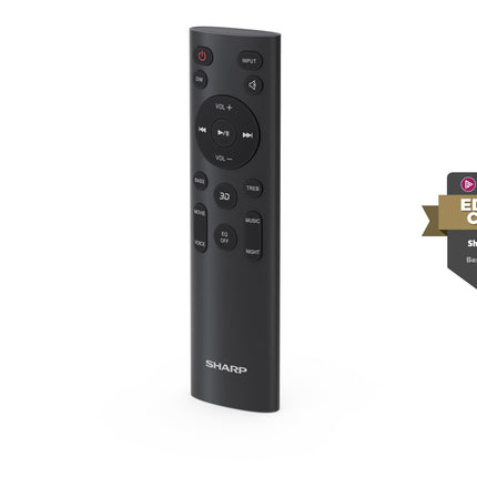 SHARP HT-SB700 2.0.2 kompaktne Dolby Atmos heliriba 140W (Bluetooth, HDMI, AUX-sisend (3,5 mm), must