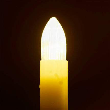 Idena 31839 - LED-valguskett 50 küünlatulega, elevandiluu värvi küünlad kinnitusklambritega, umbes 26 m pikkused, sisekaunistus, jõulukaunistus ja jõulupuu valgustus