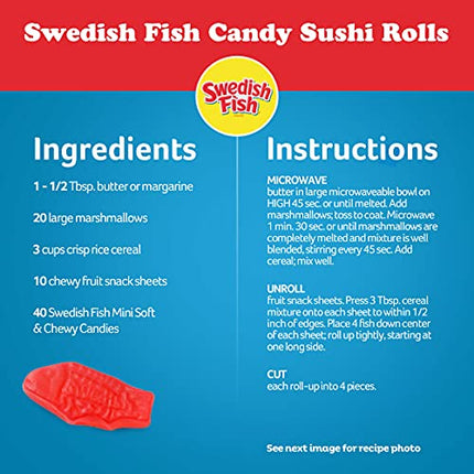 SWEDISH FISH mini näritavad jõulukommid, peresuuruses, 0,8 kg kott