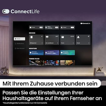 Hisense 85U7NQ 215 cm (85-tolline) televiisor, 4K Mini LED ULED HDR nutiteler, Quantum Dot, 120Hz/144Hz VRR, HDMI 2.1, Game Mode Pro, Dolby Vision IQ ja Atmos, Bluetooth, sisseehitatud Alexa, antratsiithall, [2024]