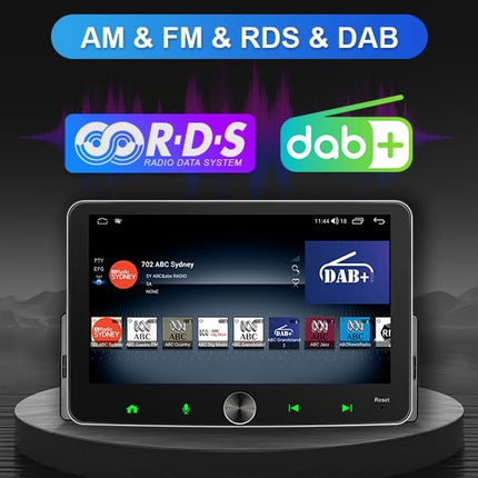 DAB+ Android autoraadio 1Din juhtmevaba CarPlay juhtmevaba Android autoraadio ekraaniga 7-tolline 4G+64G Car Play ekraan puutetundlik monitor Bluetooth FM/AM RDS WiFi GPS Navi SWC EQ 1 Din