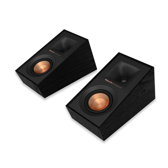 Klipsch R-40SA must (paar) - Dolby Atmos ruumilise heli kõlarid kodukino projektsioonilaele