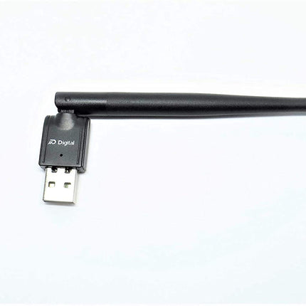 DM-Digital Media Tek MT7601 WLAN-i dongli adapter, USB WiFi, 2 dB, USB 2.0, arvuti, sülearvuti, dekoodri, vastuvõtja, DVB ja teleri digiboksi jaoks