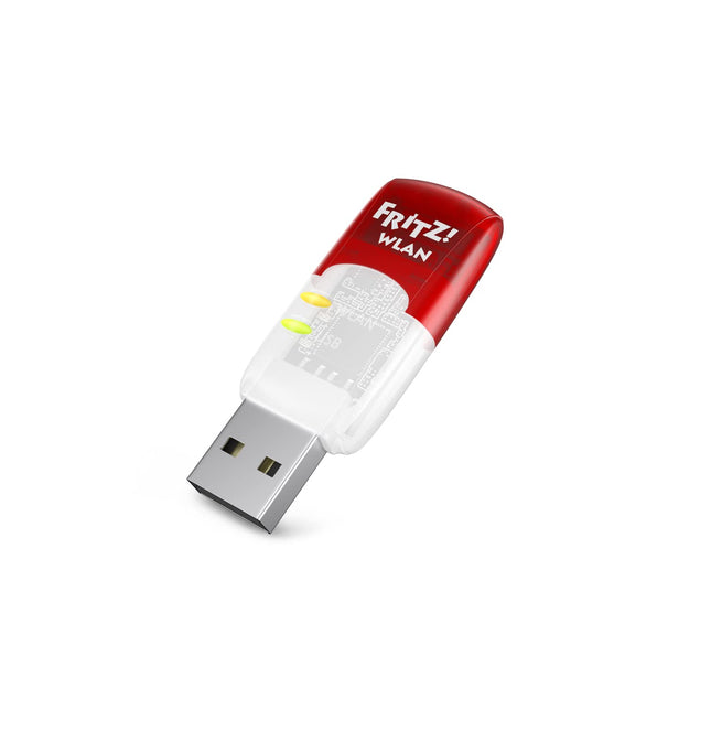 FRITZ!WLAN Stick AC 430 MU-MIMO (kuni 433 Mbps, kahe sagedusribaga WiFi 2,4 GHz või 5 GHz ühenduste jaoks, mitme kasutaja MIMO, WPA2)