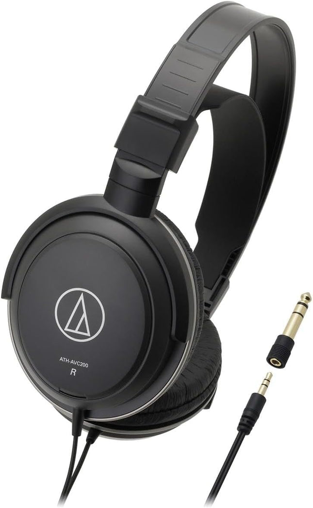 Audio-Technica AVC200 suletud dünaamilised kõrvaklapid mustad
