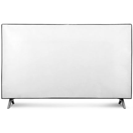 kwmobile 43" TV Cover - Indoor TV Screen Protector Cover - TV Screen Dust Cover - White