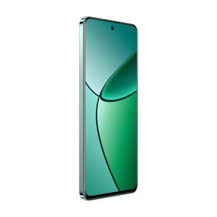 Realme 12+ 5G nutitelefon 8+256 GB NFC-ga, Sony LYT-600 OIS portreekaamera, Dimensity 7050 5G kiibistik, 120Hz AMOLED ekraan, Rainwater Smart Touch, 67W SUPERVOOC laadimine, Pioneer Green (adapterit pole)