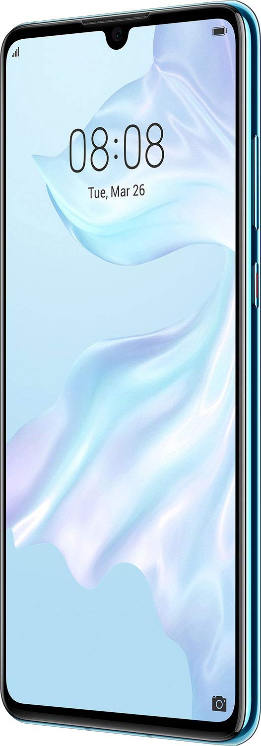 Huawei P30 nutitelefon debloqué 4G (6,1 tolli – 6/128Go – Double Nano SIM – Android 9.1) Must [Offre sans Bon d'achat]