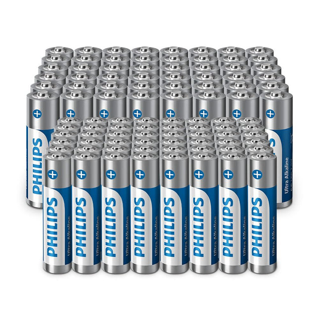 Philips Ultra AA/AAA leelispatareide kombopakk – taskukohane ja mitmekülgne, 96 tükki