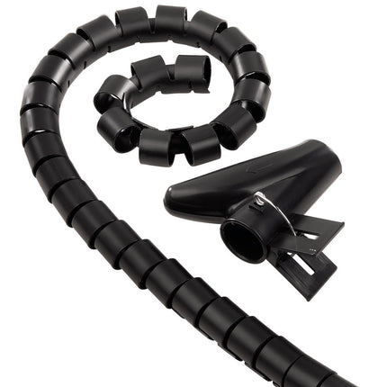 Hama Easy Cover kaablikimpude toru, 2,5 m, 20 mm, must