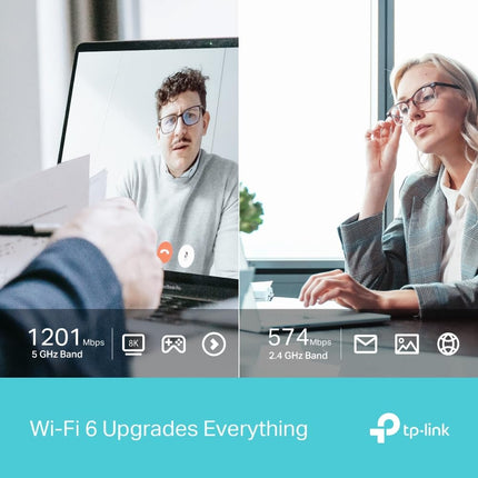 TP-Link Archer TX20U WLAN-pulk arvutile, AX1800 kahesageduslik, ühildub ainult Windows 11/10-ga, USB 3.0, MU-MIMO, OFDMA, WPA3 krüptimine