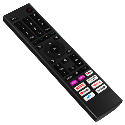 Uus ERF3D80H asenduspult HISENSE telerile 50A6G 50A7GQ 50E76GQ 55A6G 55E76GQ 65A53FEVS 65A7GQ 75A7GQ A20490T A20510B A20531L A211123 75A6BG 55A6G 65A6BG A22081K A21420A G21049G A21094B A205016
