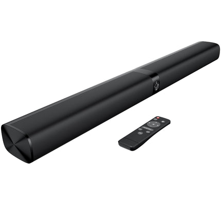 GarageRock 90W heliriba teleri kõlar, 2-ühes eemaldatav teleri heliriba nutiteleri jaoks, 5.0 Bluetooth-heliriba telerile selge heliga, 3 ekvalaiseri režiimi, ARC/optiline/Aux/seinakinnitus, must