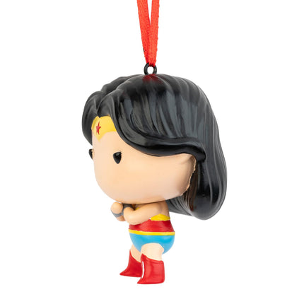 Grupo Erik jõulupuu kaunistusfiguuride komplekt DC Comics Superman, Wonder Women ja Aquaman - 3 jõuluripatsit Jõulupuu kaunistused - Jõulupuu kaunistusfiguurid DC Comicsi ametlik kaubaartiklid