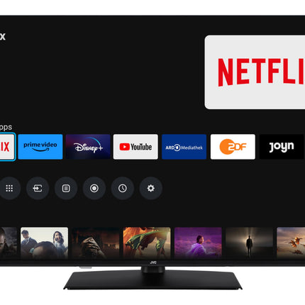 JVC QLED-teler 50-tolline TiVo-toega nutiteler (4K UHD, HDR Dolby Vision, Dolby Atmos, kolmekordne tuuner, 6 kuud HD+ garantiid kaasas) LT-50VUQ3455