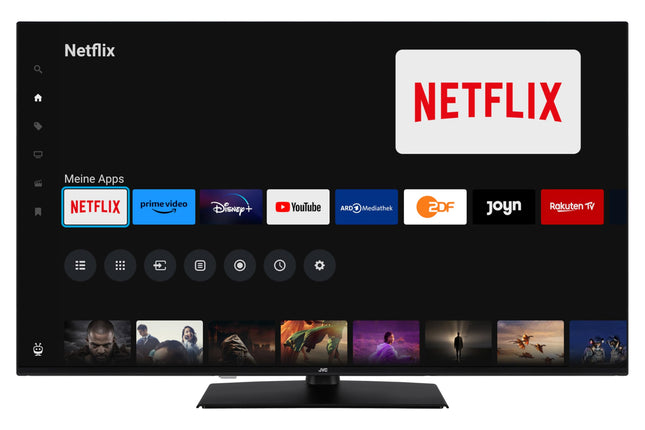 JVC QLED-teler 50-tolline TiVo-toega nutiteler (4K UHD, HDR Dolby Vision, Dolby Atmos, kolmekordne tuuner, 6 kuud HD+ garantiid kaasas) LT-50VUQ3455